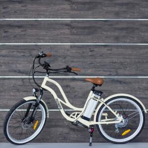 BICI ELETTRICA CASSIA BEIGE DA DONNA ITALMOTO